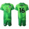 Maillot de Gardien Chelsea MENDY 16 2022-23 Verte Pour Enfant